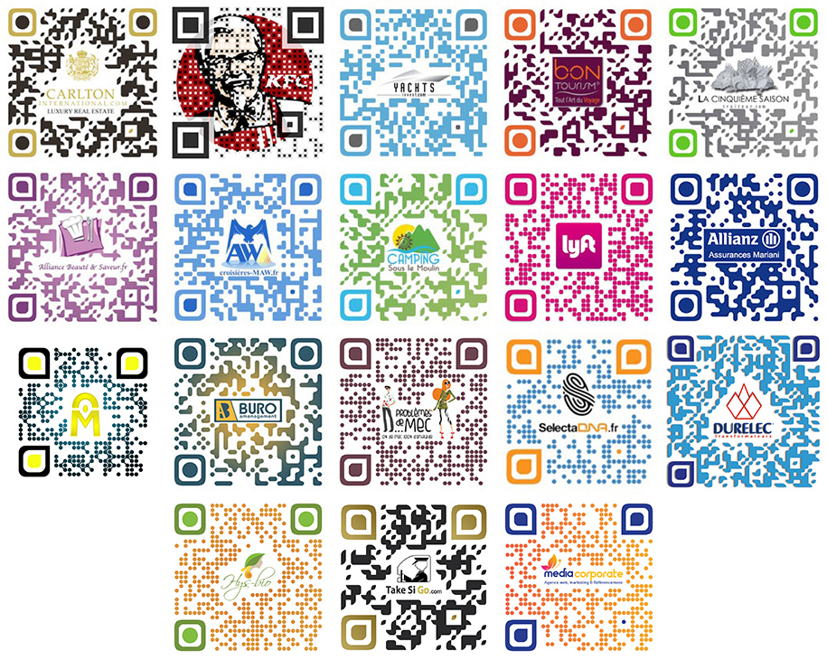 Réalisation flash code couleur, création QR code couleur avec logo, graphiste Paris, Nice, Monaco, France Agence graphique, création QR code couleur avec logo Paris, Nice, Monaco, France. Graphiste QR code couleur