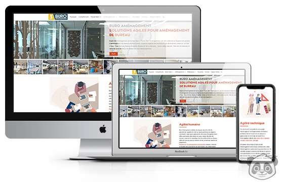 Affirmez votre positionnement et votre identité visuelle à travers votre site internet. Nos experts en création de site internet sur mesure accompagnent les entreprises dans leur projet digital. Démarquez vous de la concurrence et générez plus de trafic sur votre site web. Boostez votre chiffre d’affaire et développez votre business en ligne.